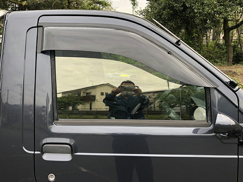 JDM DAIHATSU MIDJET 2 Japanese Kei Truck / Mini Truck Wind deflectors Window Visor - RHD parts [mjt2-big-ds]