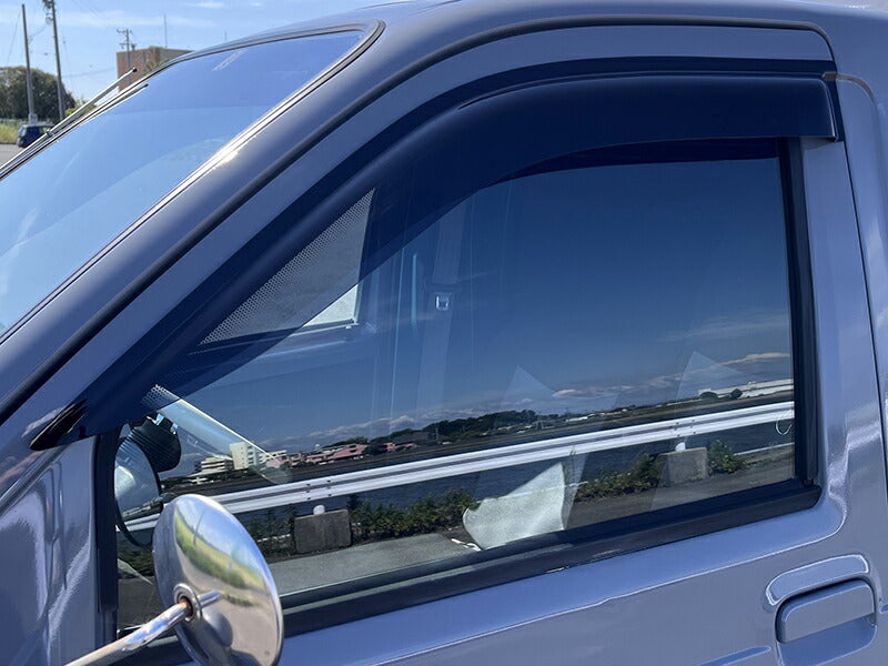JDM DAIHATSU MIDJET 2 Dark Smoke Japanese Kei Truck / Mini Truck Wind deflectors Window Visor - RHD parts [mjt2-semi-ds]