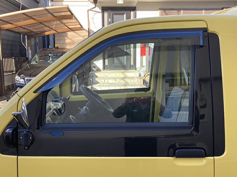 JDM DAIHATSU MIDJET 2 Light Smoke Japanese Kei Truck / Mini Truck Wind deflectors Window Visor - RHD parts [mjt2-semi-ls]