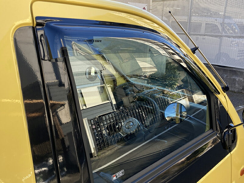 JDM DAIHATSU MIDJET 2 Light Smoke Japanese Kei Truck / Mini Truck Wind deflectors Window Visor - RHD parts [mjt2-semi-ls]