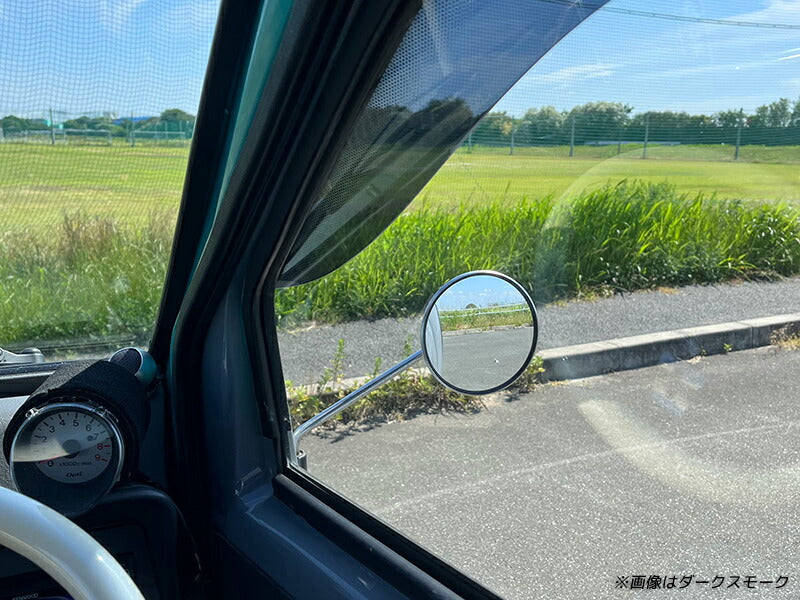 JDM DAIHATSU MIDJET 2 Light Smoke Japanese Kei Truck / Mini Truck Wind deflectors Window Visor - RHD parts [mjt2-semi-ls]