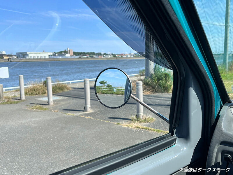 JDM DAIHATSU MIDJET 2 Light Smoke Japanese Kei Truck / Mini Truck Wind deflectors Window Visor - RHD parts [mjt2-semi-ls]