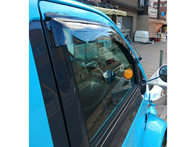JDM DAIHATSU MIDJET 2 Light Smoke Japanese Kei Truck / Mini Truck Wind deflectors Window Visor - RHD parts [mjt2-semi-ls]