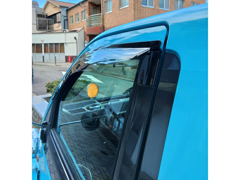 JDM DAIHATSU MIDJET 2 Light Smoke Japanese Kei Truck / Mini Truck Wind deflectors Window Visor - RHD parts [mjt2-semi-ls]