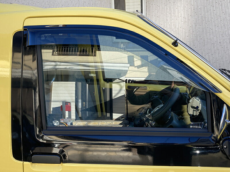 JDM DAIHATSU MIDJET 2 Light Smoke Japanese Kei Truck / Mini Truck Wind deflectors Window Visor - RHD parts [mjt2-semi-ls]