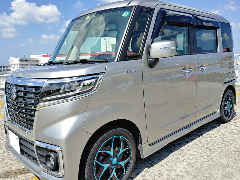 JDM SUZUKI SPACIA MK53S Japanese Kei Car Wind deflectors Window Visor - RHD parts [mk53-big-ds]