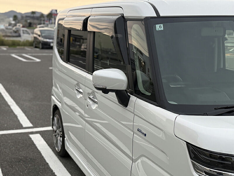 SUZUKI SPACIA  MK54S MK94SV / CUSTOM / GEAR Japanese Kei Car Wind deflectors Window Visor - RHD parts [MK54-BIG-DS]