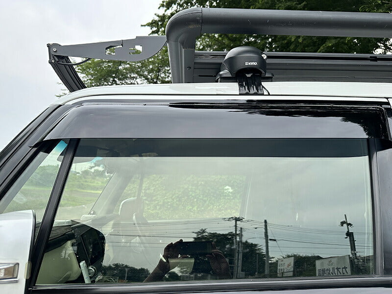 JDM SUZUKI XBEE (2017-) MN71S Dark Smoke Wind deflectors Window Visor - RHD parts [MN71-BIG-DS]