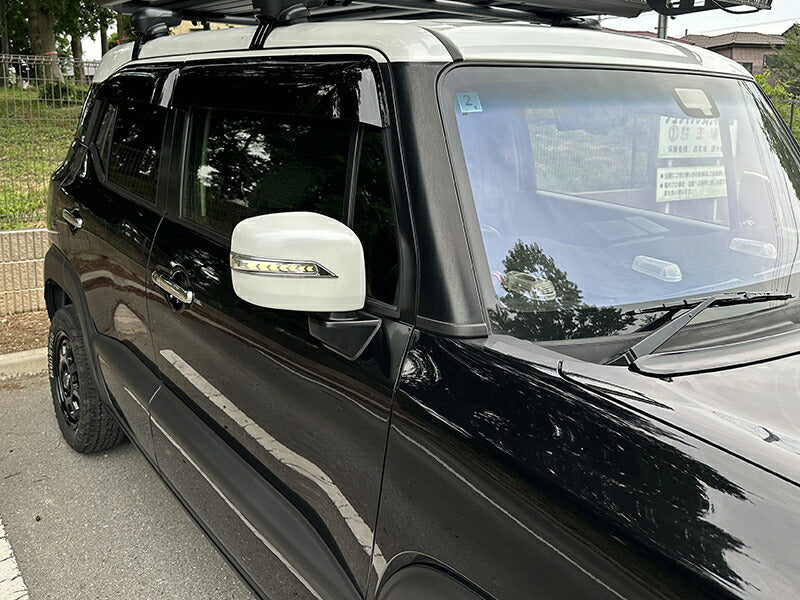 JDM SUZUKI XBEE (2017-) MN71S Dark Smoke Wind deflectors Window Visor - RHD parts [MN71-BIG-DS]