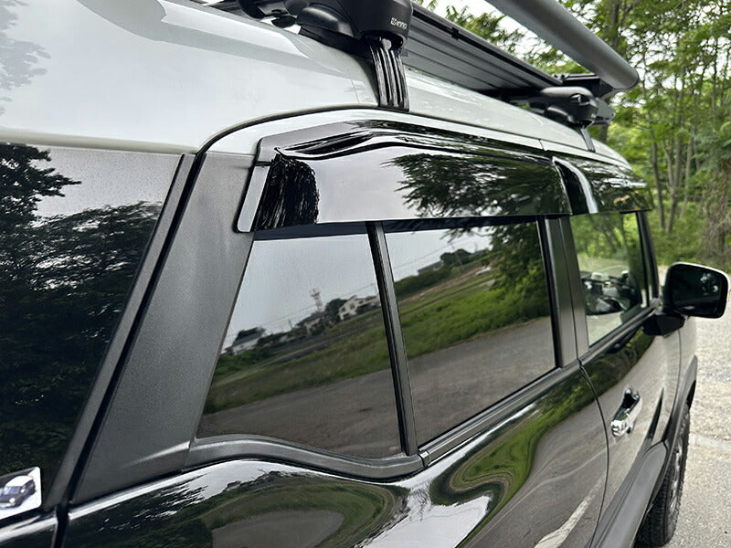 JDM SUZUKI XBEE (2017-) MN71S Dark Smoke Wind deflectors Window Visor - RHD parts [MN71-BIG-DS]