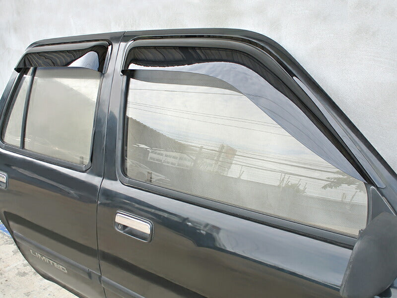 JDM TOYOTA HILUX SURF LN130 KZN130 LN130 YN130 Dark Smoke Wind deflectors Window Visor - RHD parts [n130-big-ds]