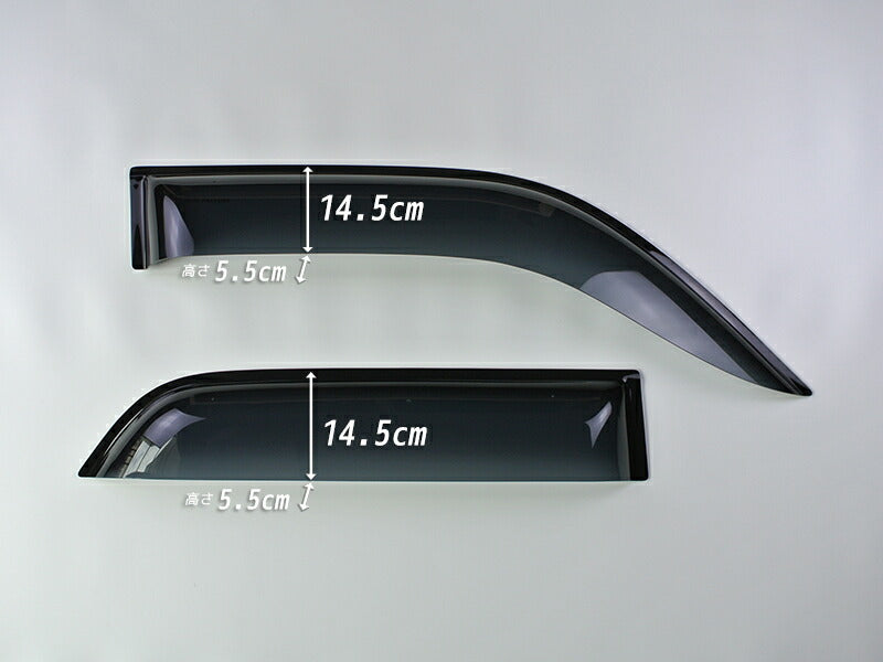 JDM TOYOTA 4Runner / HILUX SURF N180 (1995-2001) Wind deflectors Window Visor - RHD parts [n180-big-ds]