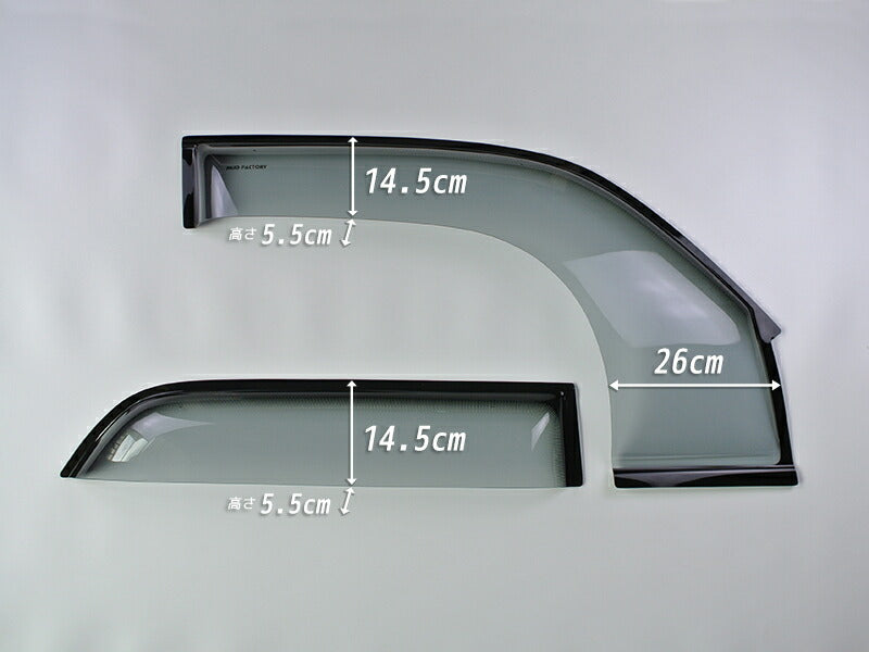 JDM TOYOTA 4Runner / HILUX SURF N180 (1995-2001) Wind deflectors Window Visor - RHD parts [n180-spw-ls]