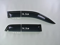 TOYOTA 4Runner / HILUX SURF N210 215 (2002-2009) Dark Smoke Wind deflectors Window Visor [n215-big-ds]