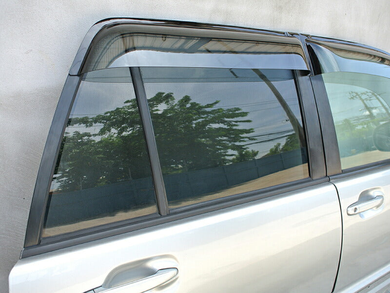 JDM TOYOTA 4Runner / HILUX SURF N210 215 (2002-2009) Light Smoke Wind deflectors Window Visor - RHD parts [n215-spw-ls]