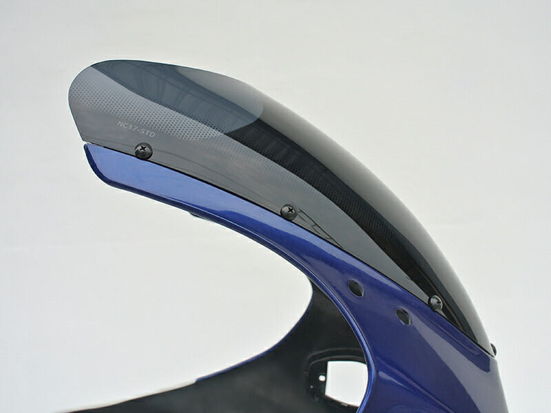 JDM HONDA VTR1000F / SC36 1997-2007 / FIRE STORM กระจกบังลม Dark Smoke - ชิ้นส่วน RHD [nc17-std-ds-sh]