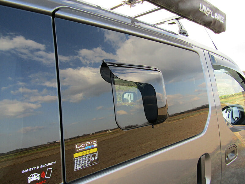 JDM Nissan NV200 Vanette Rear Window Side Wind deflectors Window Visor (*sold as 1piecer) - RHD parts [nv200-kmd-ds-1p]