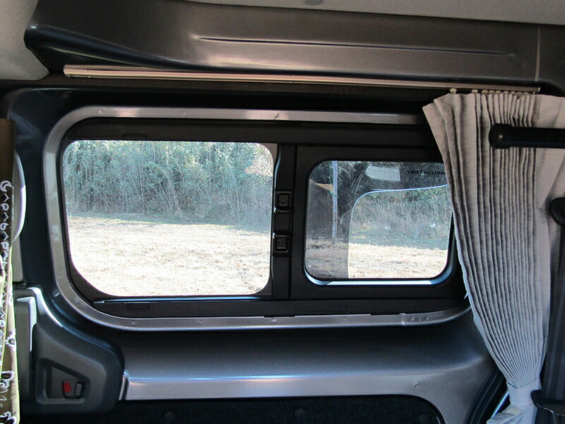 JDM Nissan NV200 Vanette Rear Window Side Wind deflectors Window Visor (*sold as pair) - RHD parts [nv200-kmd-ds]
