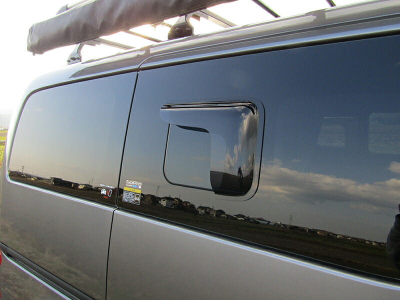 JDM Nissan NV200 Vanette Rear Window Side Wind deflectors Window Visor (*sold as pair) - RHD parts [nv200-kmd-ds]