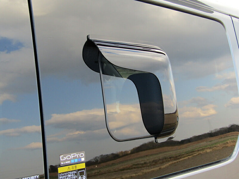 JDM Nissan NV200 Vanette Rear Window Side Wind deflectors Window Visor (*sold as pair) - RHD parts [nv200-kmd-ds]