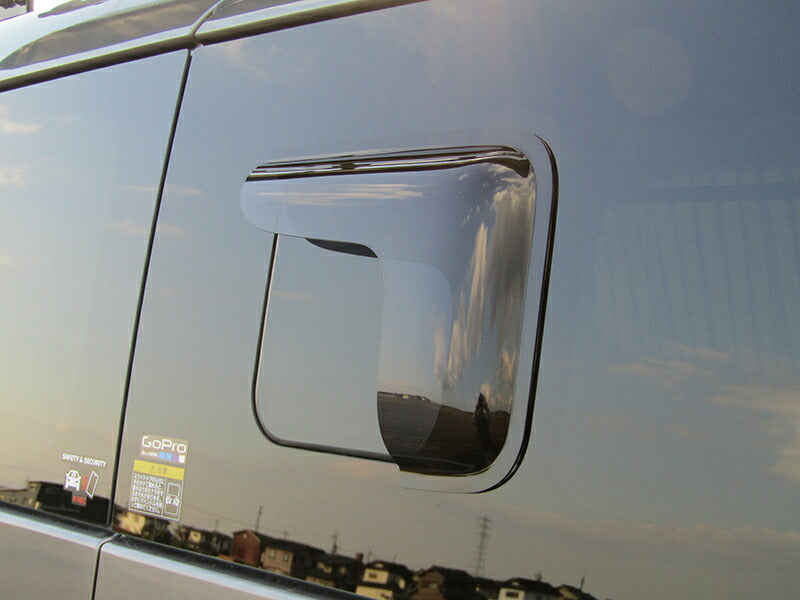 JDM Nissan NV200 Vanette Rear Window Side Wind deflectors Window Visor (*sold as pair) - RHD parts [nv200-kmd-ds]