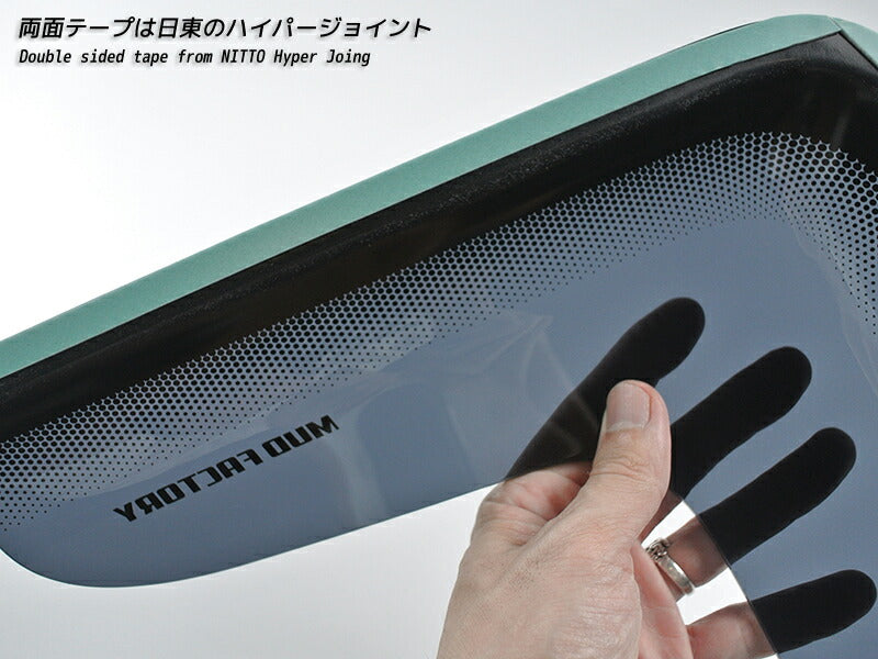 JDM Nissan NV200 Vanette Rear Window Side Wind deflectors Window Visor (*sold as pair) - RHD parts [nv200-kmd-ds]