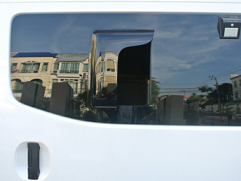 JDM NISSAN NV350 CARAVAN URVAN Rear Window Side Wind deflectors Window Visor (*sold as 1piecer) - RHD parts [nv350-kmd-ds-1p]