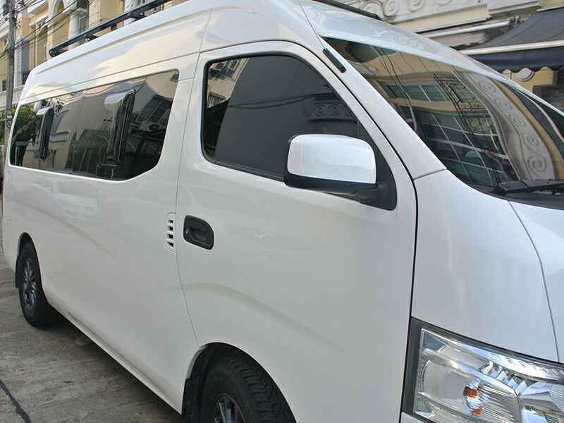 JDM NISSAN NV350 CARAVAN URVAN Rear Window Side Wind deflectors Window Visor (*sold as 1piecer) - RHD parts [nv350-kmd-ds-1p]