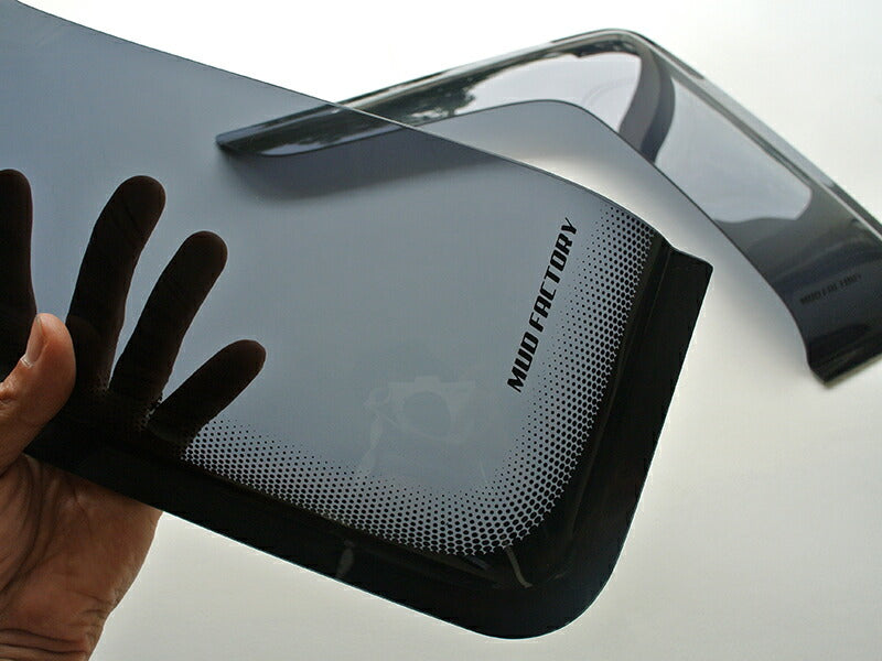 JDM NISSAN NV350 CARAVAN URVAN Rear Window Side Wind deflectors Window Visor (*sold as 1piecer) - RHD parts [nv350-kmd-ds-1p]