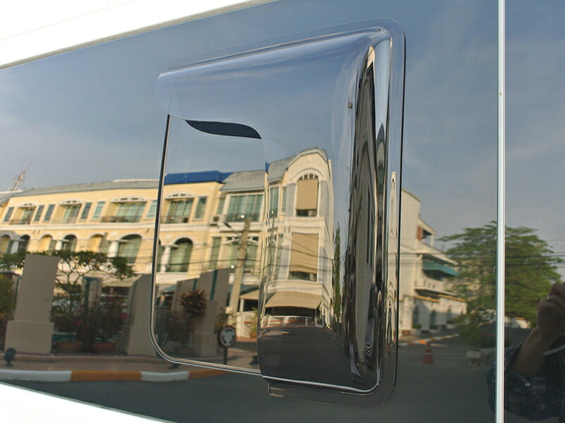 JDM NISSAN NV350 CARAVAN URVAN Rear Window Side Wind deflectors Window Visor (*sold as 1piecer) - RHD parts [nv350-kmd-ds-1p]