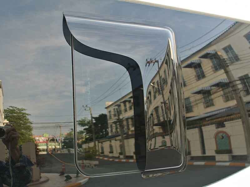 JDM NISSAN NV350 CARAVAN URVAN Rear Window Side Wind deflectors Window Visor (*sold as 1piecer) - RHD parts [nv350-kmd-ds-1p]