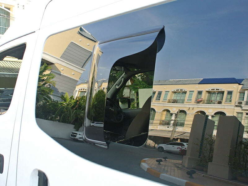 JDM NISSAN NV350 CARAVAN URVAN Rear Window Side Wind deflectors Window Visor (*sold as 1piecer) - RHD parts [nv350-kmd-ds-1p]