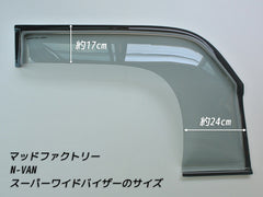 HONDA N-VAN (JJ1 JJ2) Japanese Kei Car Wind deflectors Window Visor [nvan-spw-ls]
