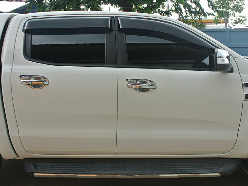 JDM FORD RANGER T6 Wind deflectors Window Visor - RHD parts [rang4d-big-ds]