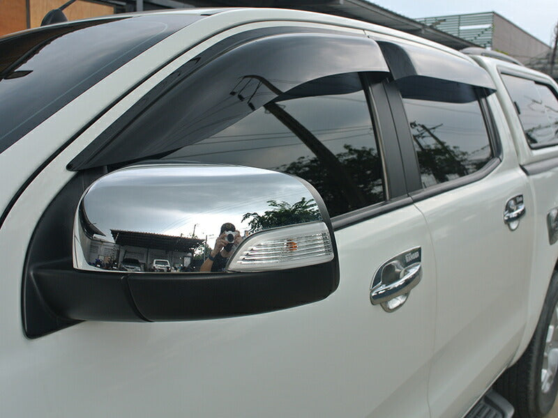 JDM FORD RANGER T6 Wind deflectors Window Visor - RHD parts [rang4d-big-ds]
