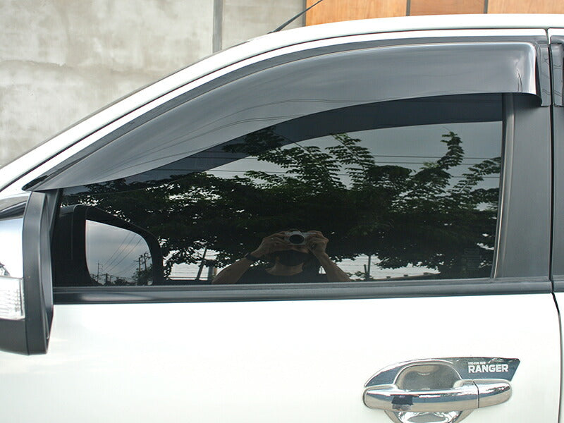 JDM FORD RANGER T6 Wind deflectors Window Visor - RHD parts [rang4d-big-ds]