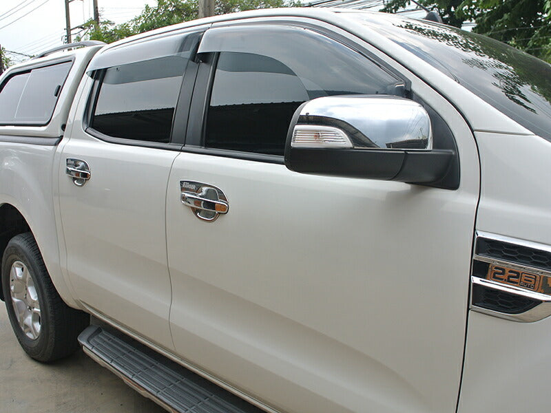 JDM FORD RANGER T6 Wind deflectors Window Visor - RHD parts [rang4d-spw-ls]