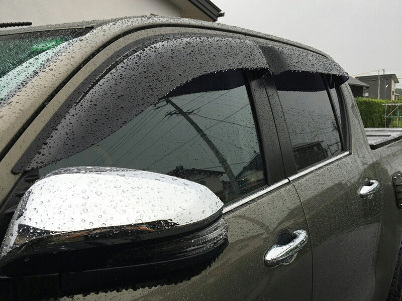 JDM TOYOTA HILUX (8th Gen AN120 AN130 GUN125) Wind deflectors Window Visor - RHD parts [revo4d-big-ds]