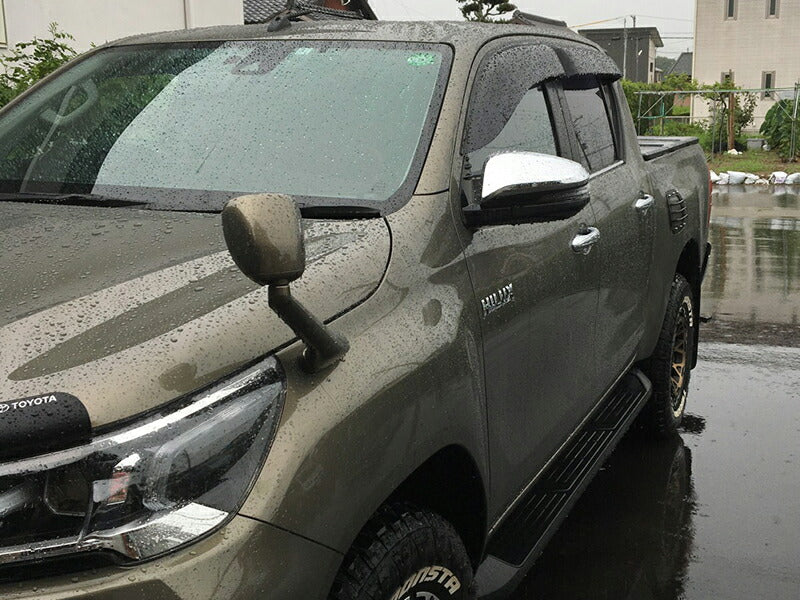 JDM TOYOTA HILUX (8th Gen AN120 AN130 GUN125) Wind deflectors Window Visor - RHD parts [revo4d-big-ds]