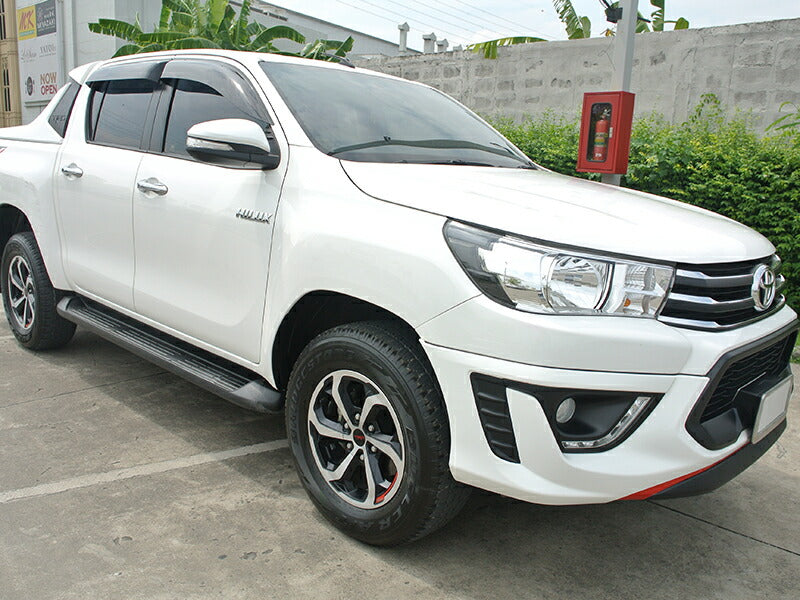 JDM TOYOTA HILUX (8th Gen AN120 AN130 GUN125) Wind deflectors Window Visor - RHD parts [revo4d-big-ds]