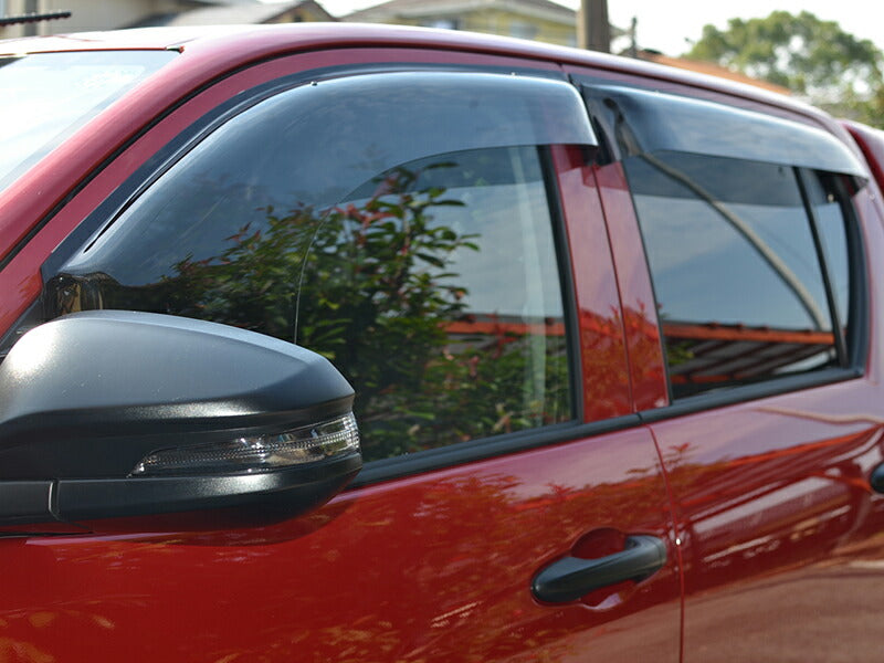 JDM TOYOTA HILUX (8th Gen AN120 AN130 GUN125) Wind deflectors Window Visor - RHD parts [revo4d-spw-ls]