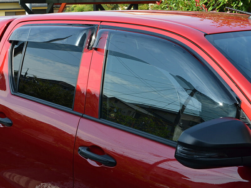JDM TOYOTA HILUX (8th Gen AN120 AN130 GUN125) Wind deflectors Window Visor - RHD parts [revo4d-spw-ls]