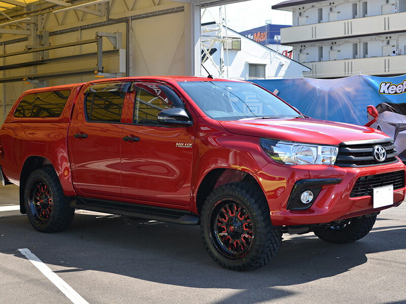 JDM TOYOTA HILUX (8th Gen AN120 AN130 GUN125) Wind deflectors Window Visor - RHD parts [revo4d-spw-ls]