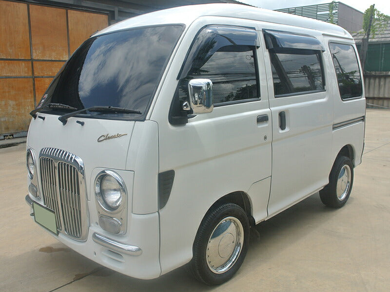JDM DAIHATSU HIJET VAN S100V S110V S100W S110W Atrai S120V S130V Japanese Kei Van / Mini Van Wind deflectors Window Visor - RHD parts [s100v-big-ds-4p]