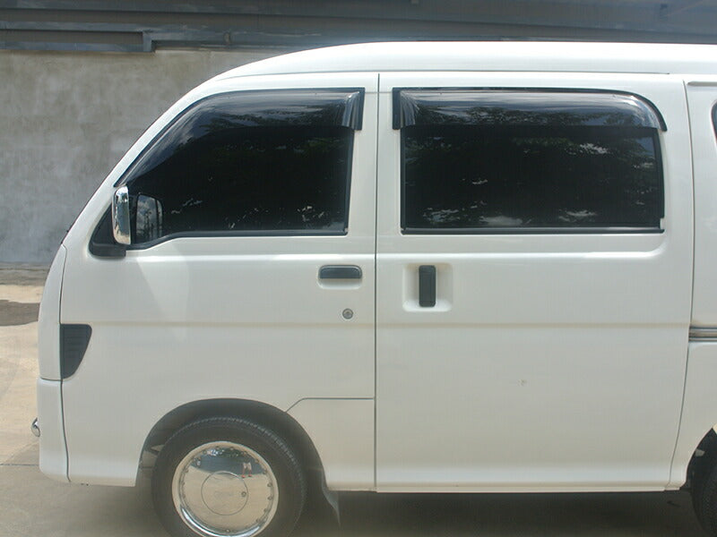 JDM DAIHATSU HIJET VAN S100V S110V S100W S110W Atrai S120V S130V Japanese Kei Van / Mini Van Wind deflectors Window Visor - RHD parts [s100v-big-ds-4p]