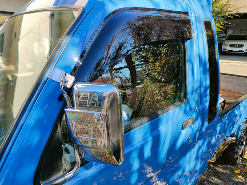 ハイゼットトラック S200P S210P S100P ドアバイザー カリフォルニアミラー車専用 [s210p-big-ds-cal]