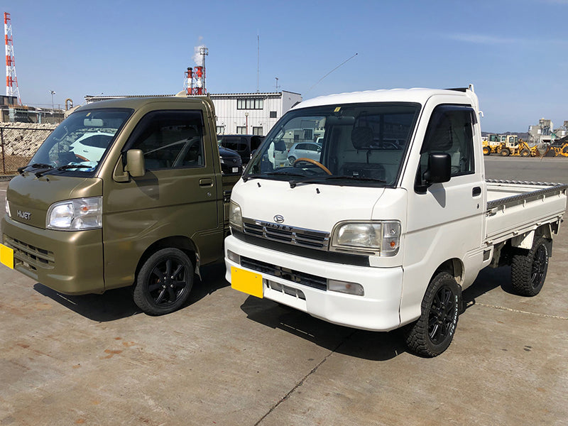 JDM DAIHATSU HIJET TRUCK S100P S200P Japanese Kei Truck / Mini Truck Wind deflectors Window Visor - RHD parts [s210p-big-ls]