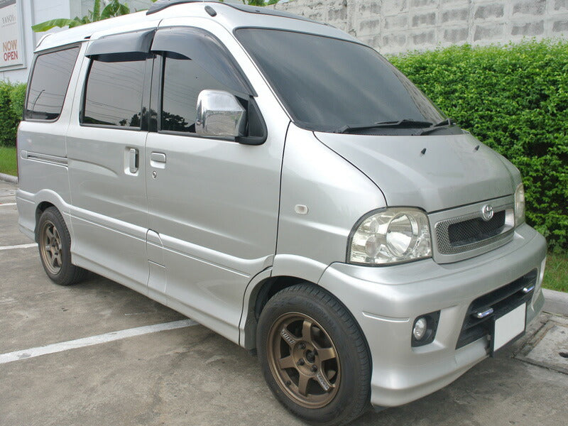 JDM DAIHATSU HIJET CARGO ATRAI S200V Daihatsu Extol Japanese Kei Van / Mini Van Wind deflectors Window Visor - RHD parts [s2v-big-ds-4p]
