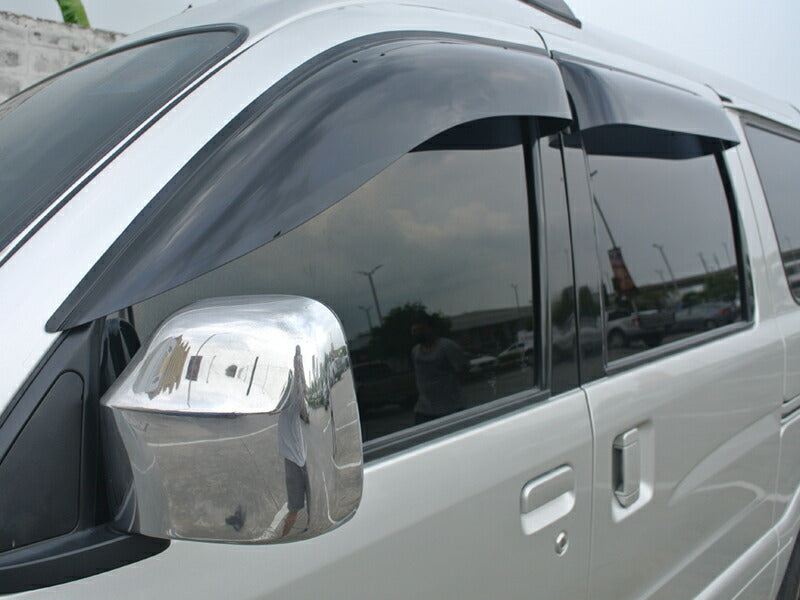 JDM DAIHATSU HIJET CARGO ATRAI S200V Daihatsu Extol Japanese Kei Van / Mini Van Wind deflectors Window Visor (*Front Pair) - RHD parts [s2v-big-ds]