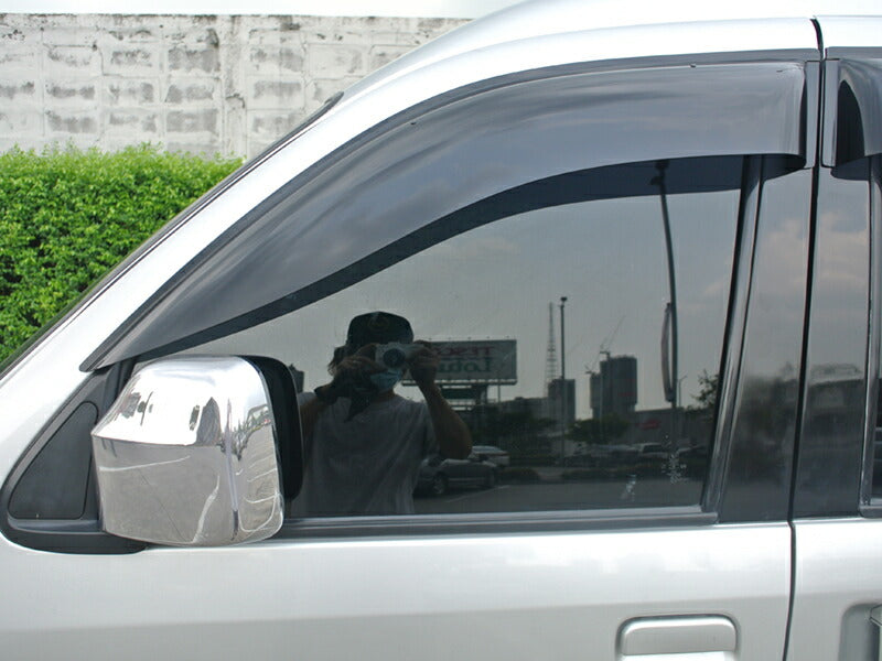 JDM DAIHATSU HIJET CARGO ATRAI S200V Daihatsu Extol Japanese Kei Van / Mini Van Wind deflectors Window Visor (*Front Pair) - RHD parts [s2v-big-ds]
